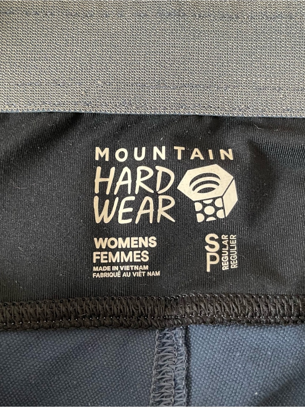 Mountain Hardware Chockstone Hiking Tights blue/gray leggings size small - Picture 4 of 7